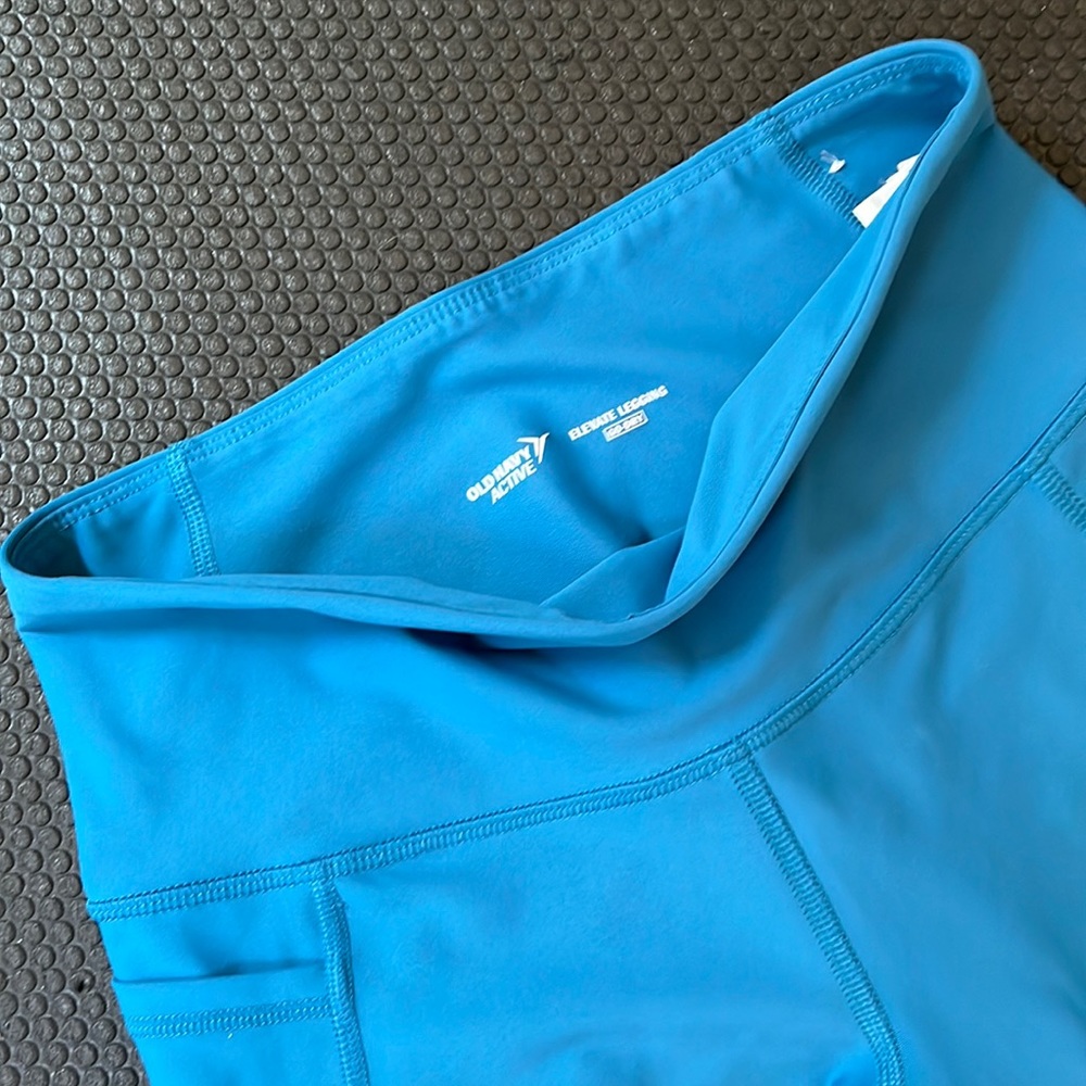 Old Navy elevate leggings, blue medium